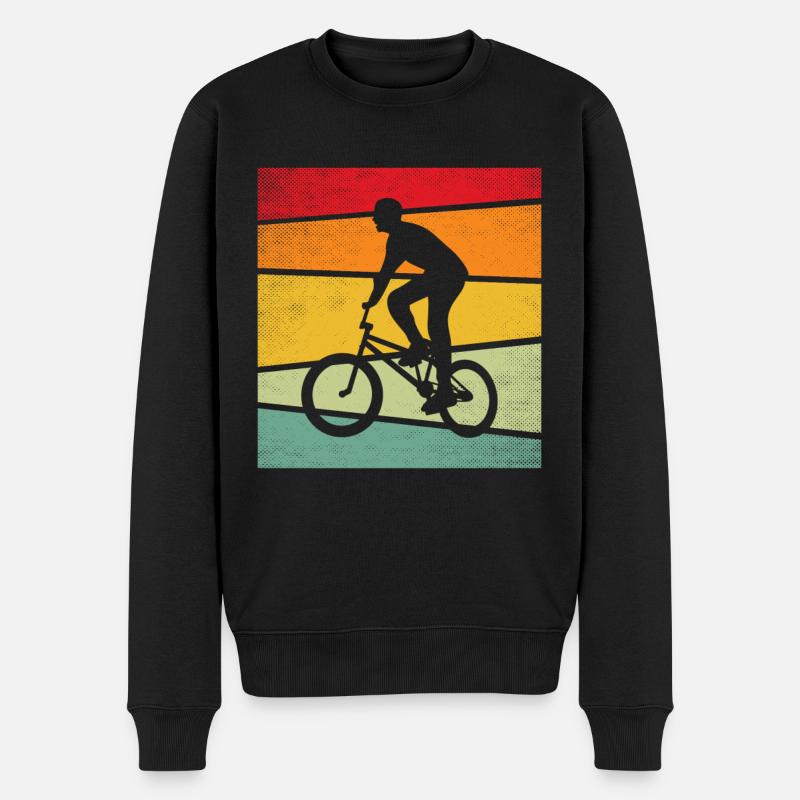 BMX Rétro - Pull Premium bio Homme - noir