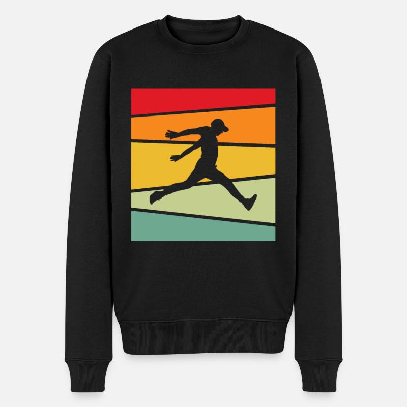 Parkour Rétro - Pull Premium bio Homme - noir