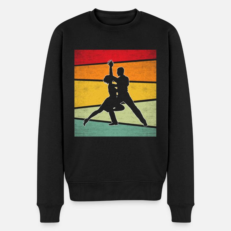 Danse Rétro - Pull Premium bio Homme - noir
