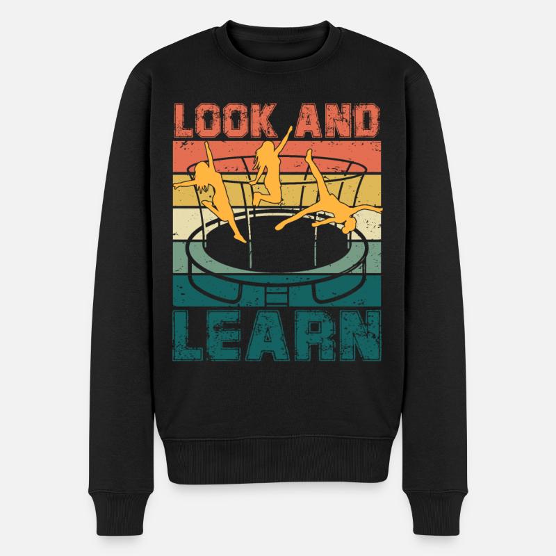 Regardez et apprenez - Pull Premium bio Homme - noir