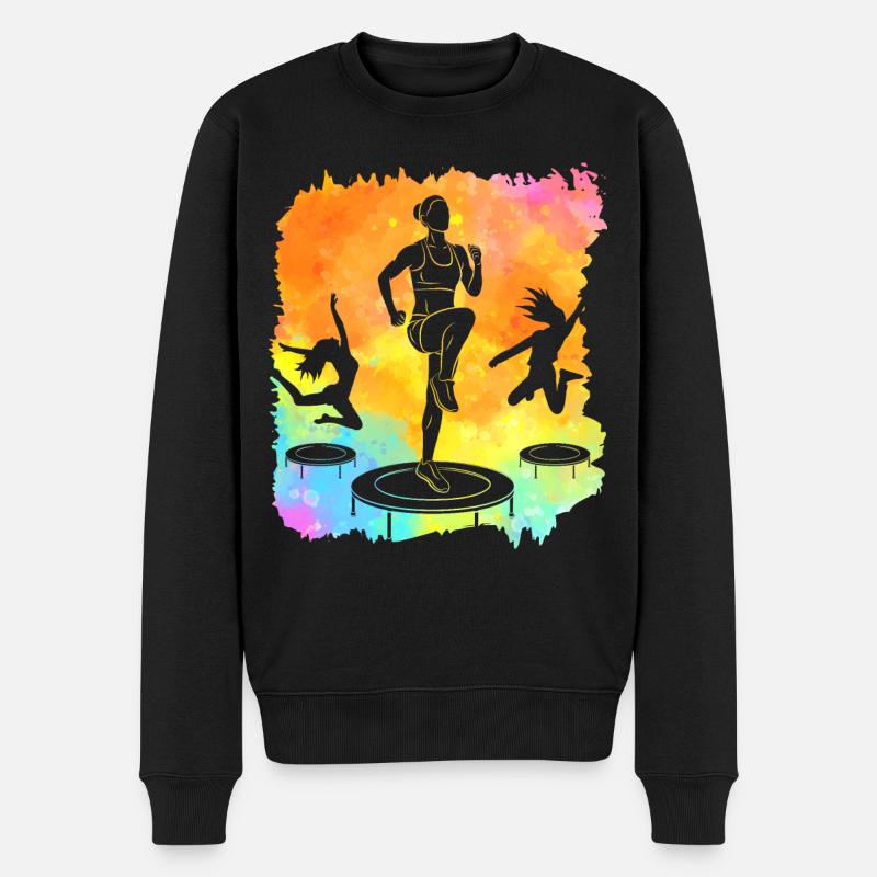 Trampoline - Pull Premium bio Homme - noir