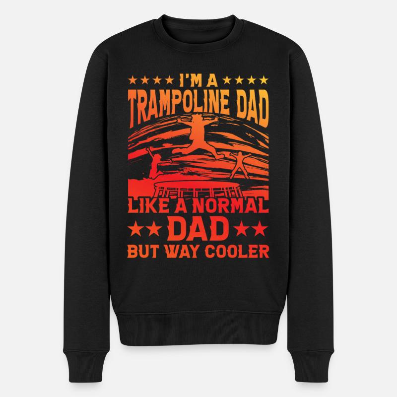 Trampoline - Pull Premium bio Homme - noir