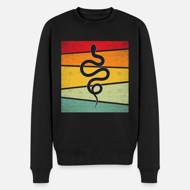 Serpent Rétro - Pull Premium bio Homme - noir