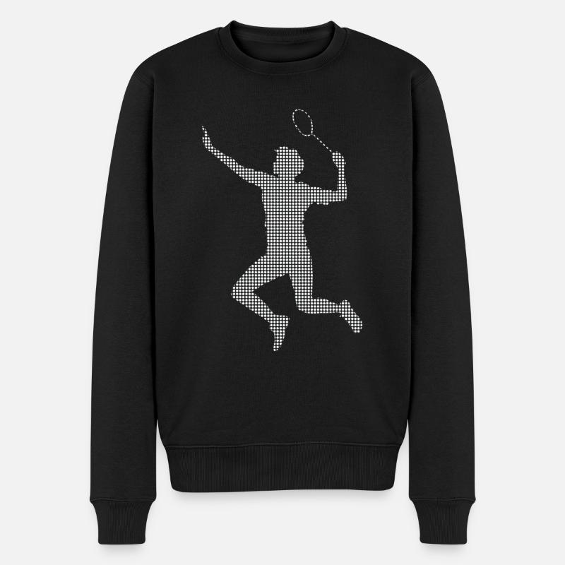 Badminton - Pull Premium bio Homme - noir