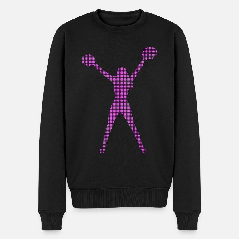 Cheerleading - Pull Premium bio Homme - noir