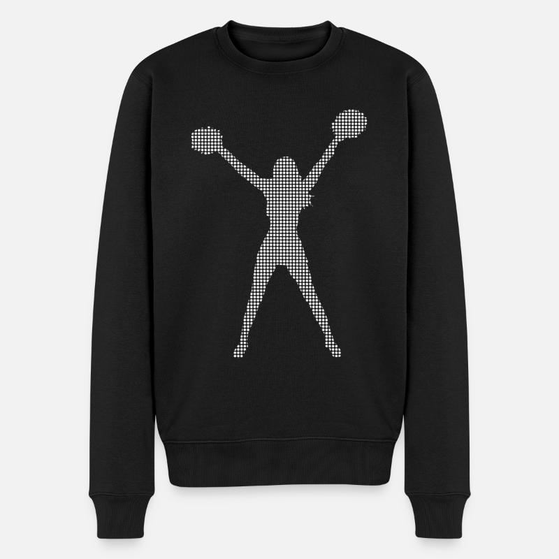 Cheerleading - Pull Premium bio Homme - noir