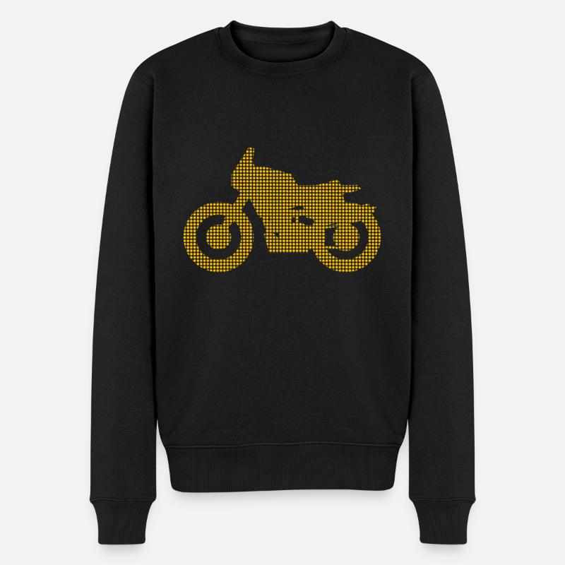 Motocyclette - Pull Premium bio Homme - noir