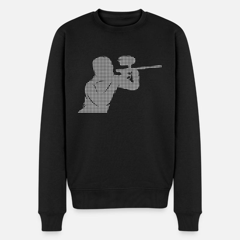 Paintball - Pull Premium bio Homme - noir