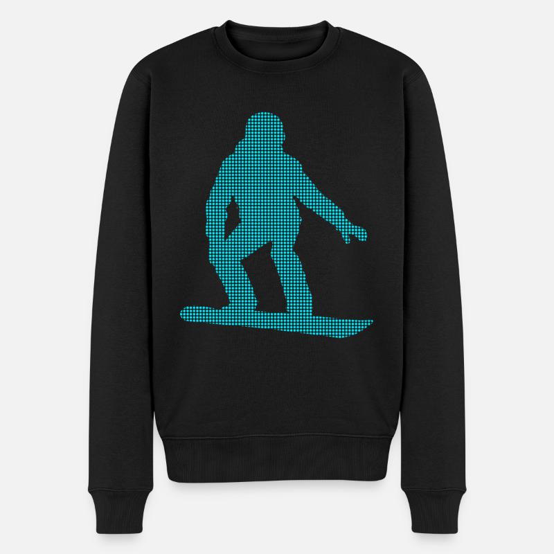 Planche à neige - Pull Premium bio Homme - noir