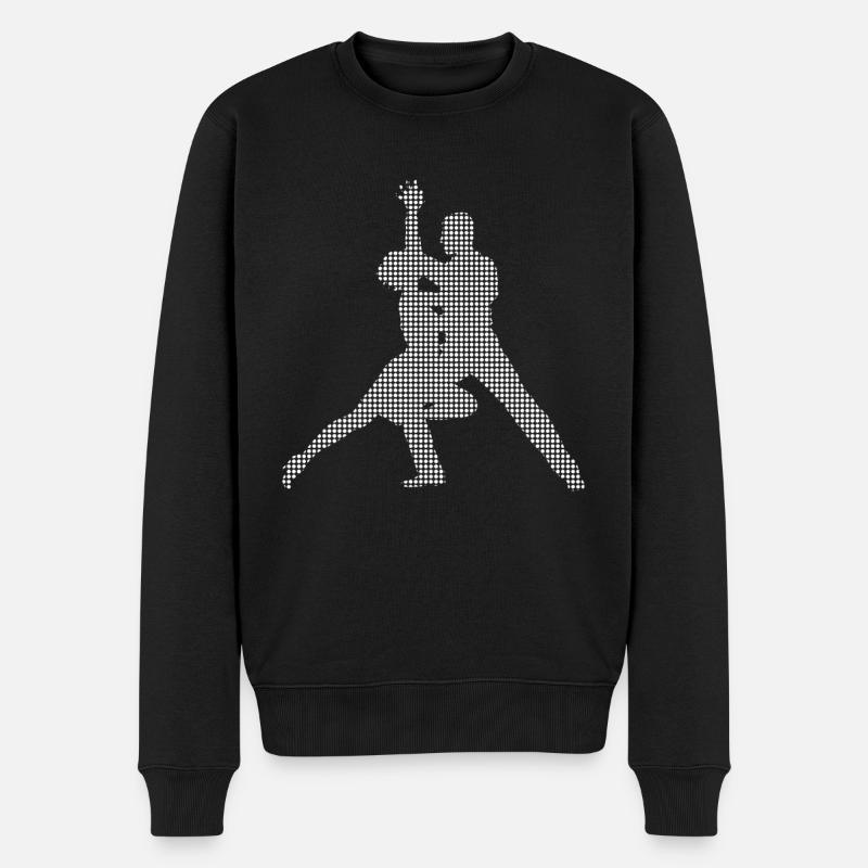Tanzen - Männer Premium Bio Pullover - Schwarz