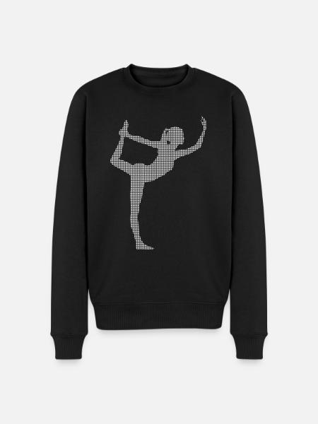 Yoga - Men's Premium Organic Jumper - black