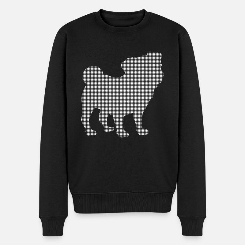 Carlin - Pull Premium bio Homme - noir