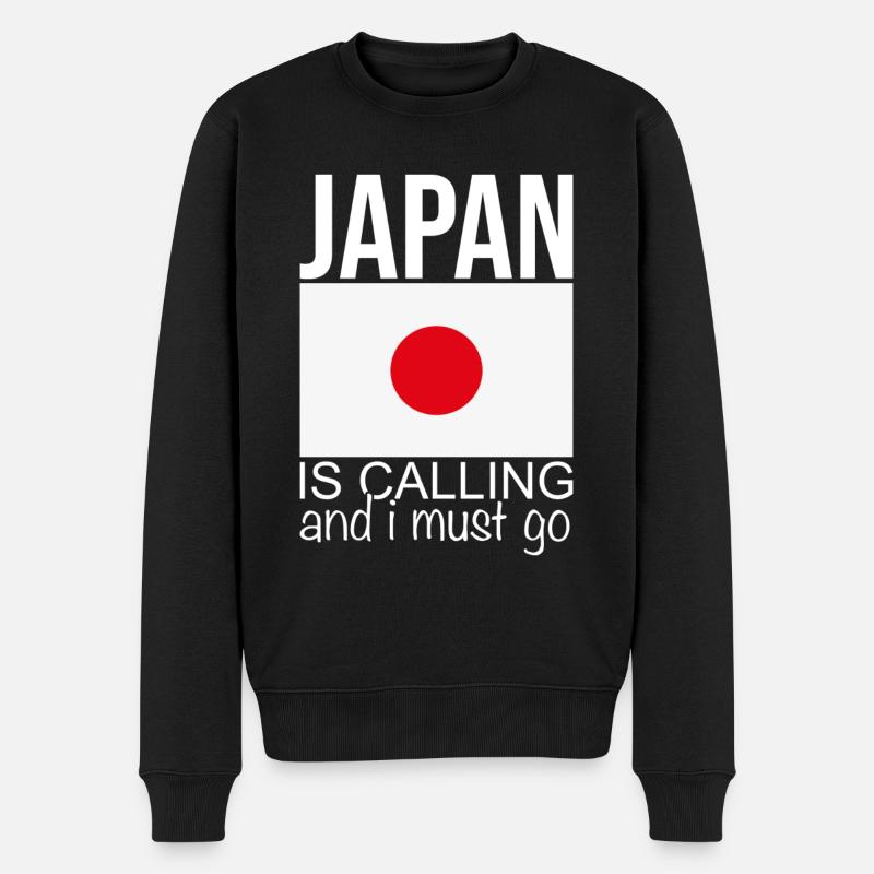 Citation Japon - Pull Premium bio Homme - noir