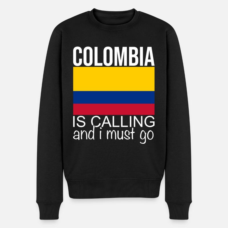 Citation Colombie - Pull Premium bio Homme - noir