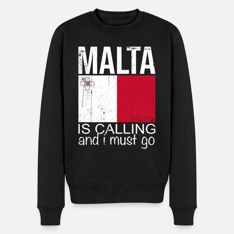 Malte Dicton - Pull Premium bio Homme - noir