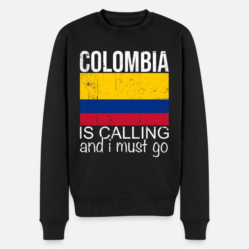 Citation Colombie - Pull Premium bio Homme - noir