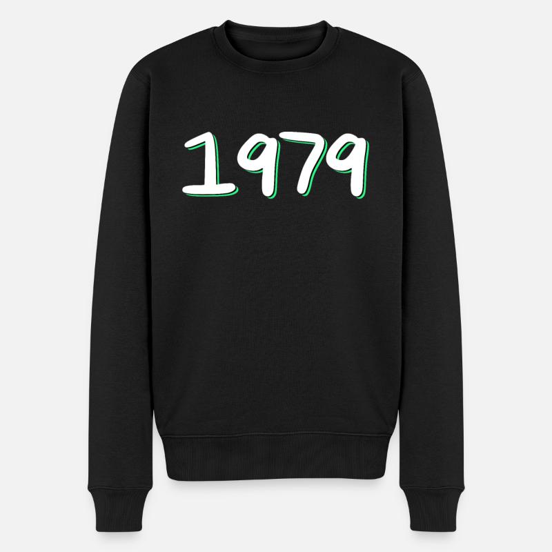 1979 Anniversaire - Pull Premium bio Homme - noir
