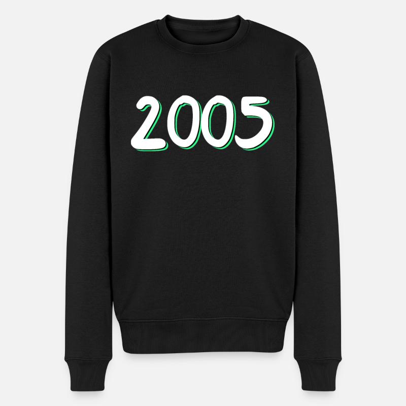 2005 Anniversaire - Pull Premium bio Homme - noir