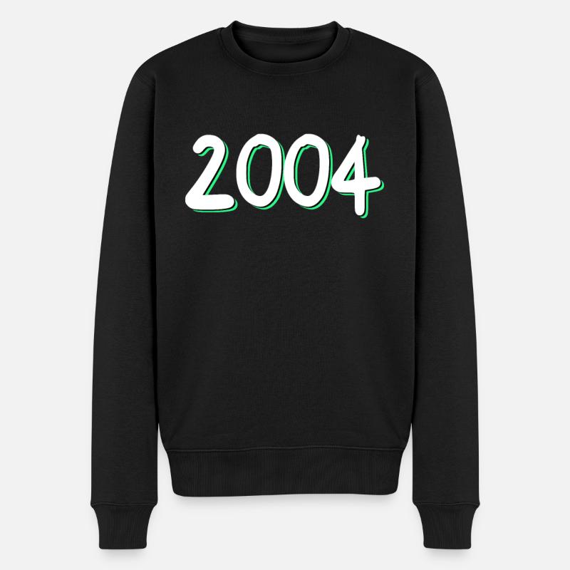 2004 Anniversaire - Pull Premium bio Homme - noir
