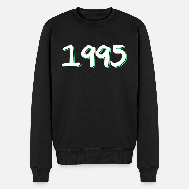 1995 Anniversaire - Pull Premium bio Homme - noir