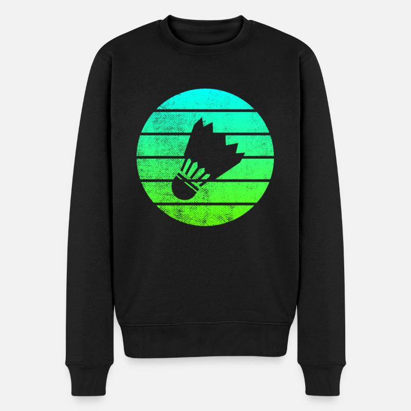 Badminton - Pull Premium bio Homme - noir