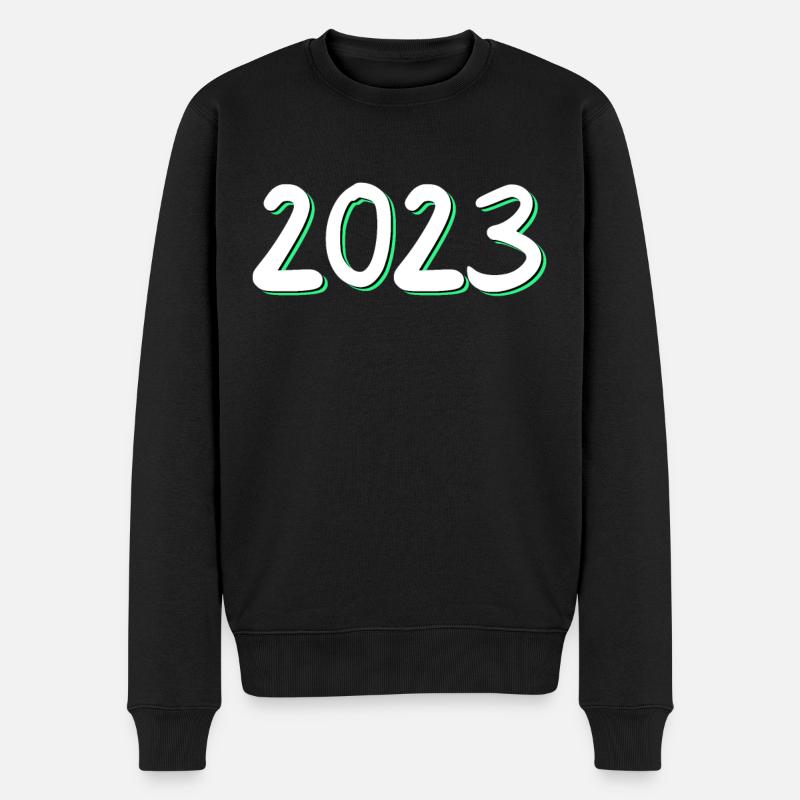 Anniversaire 2023 - Pull Premium bio Homme - noir