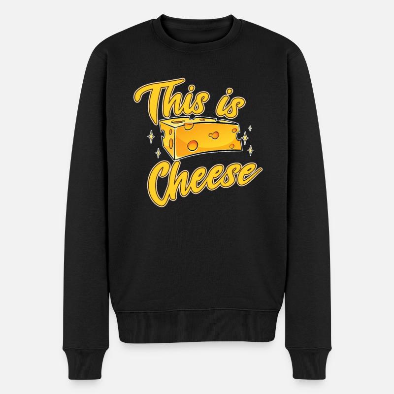 Fromage C’est du fromage - Pull Premium bio Homme - noir