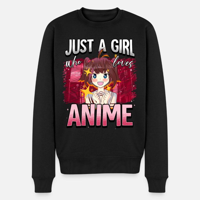 Anime Otaku Weeb - Pull Premium bio Homme - noir