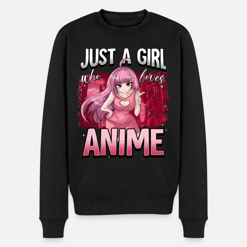 Anime Otaku Weeb - Pull Premium bio Homme - noir