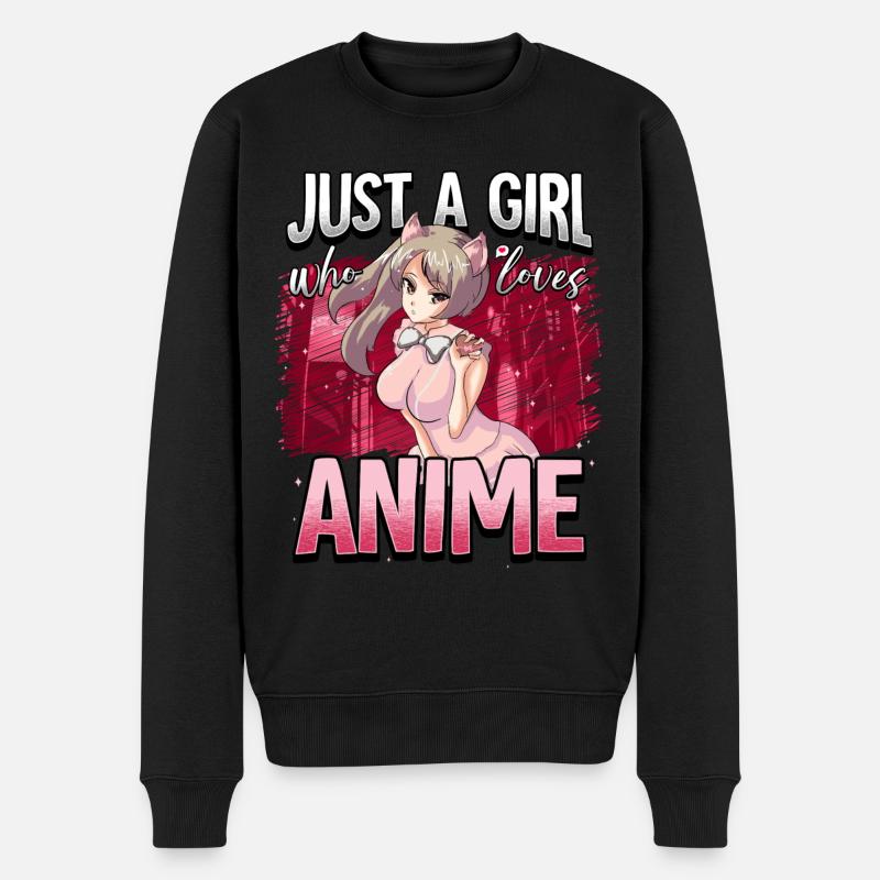 Anime Otaku Weeb - Pull Premium bio Homme - noir