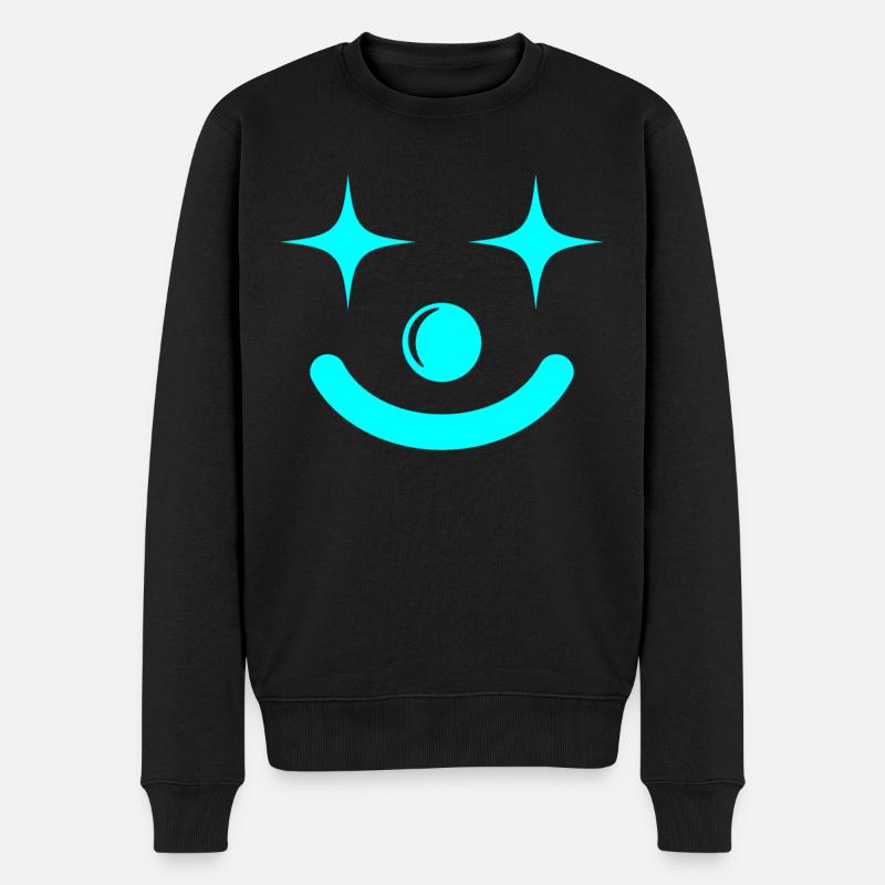 Clown Kostüm Karneval Fasching - Männer Premium Bio Pullover - Schwarz