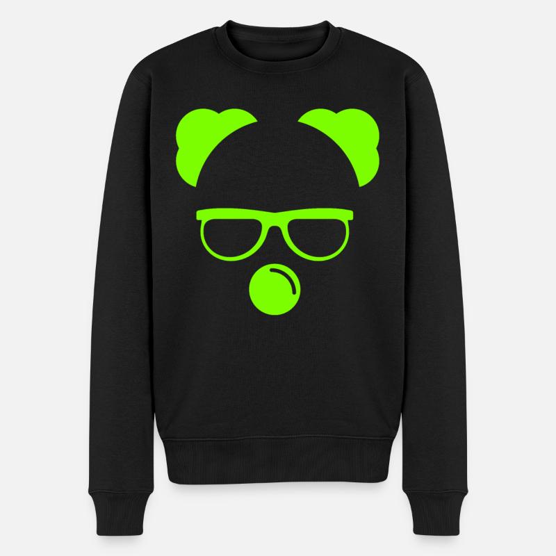 Clown Kostüm Karneval Fasching - Männer Premium Bio Pullover - Schwarz