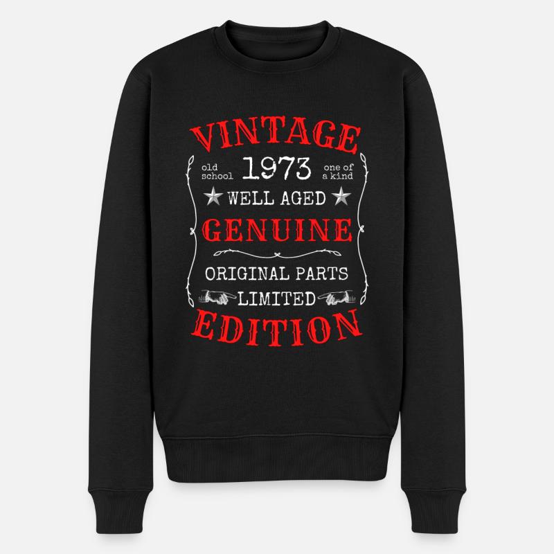Chemise cadeau 50e anniversaire - Pull Premium bio Homme - noir