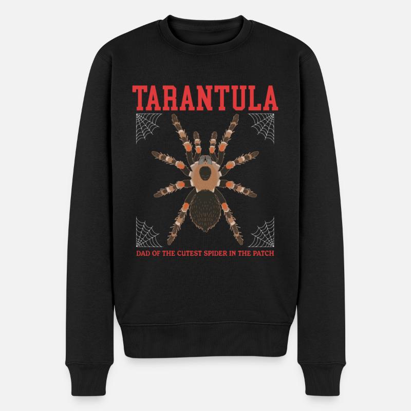 Tarentules Papa Araignée Tarentule Cadeau - Pull Premium bio Homme - noir