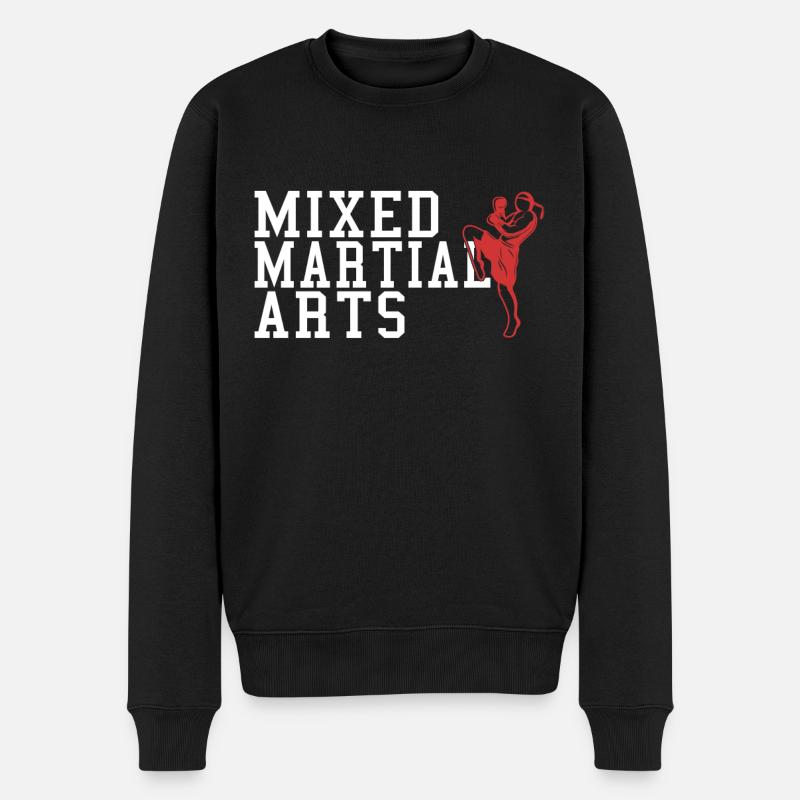Kampfsport - Männer Premium Bio Pullover - Schwarz