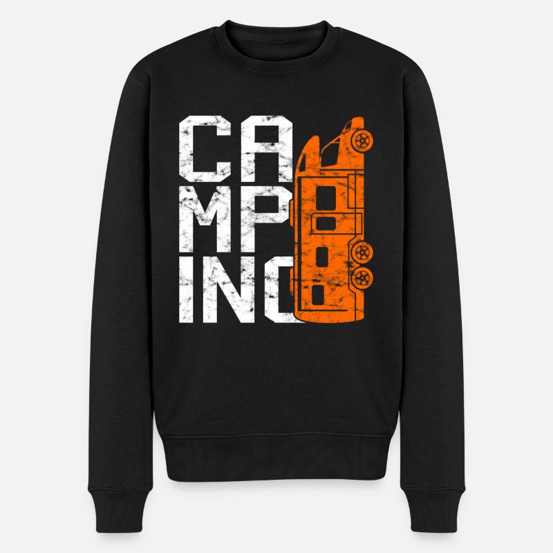 camping - Pull Premium bio Homme - noir
