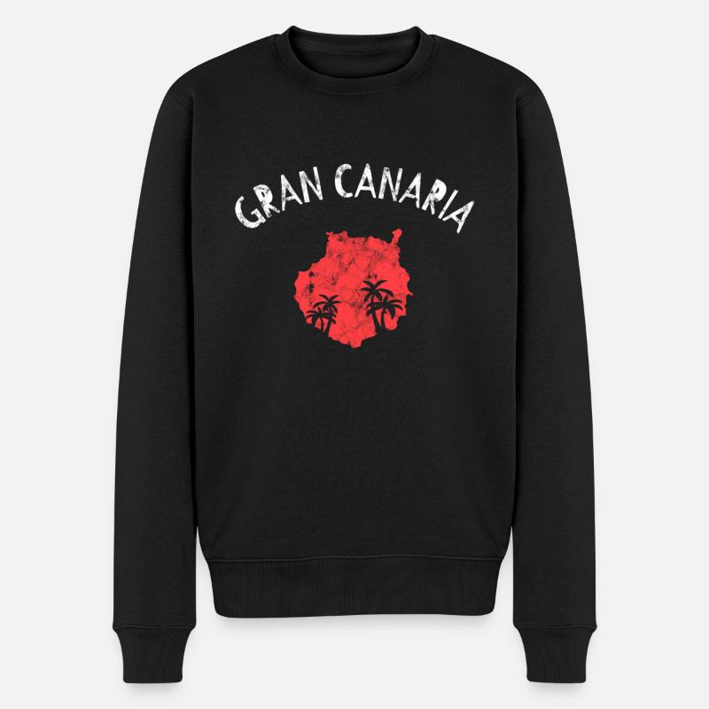 Gran Canaria - Pull Premium bio Homme - noir