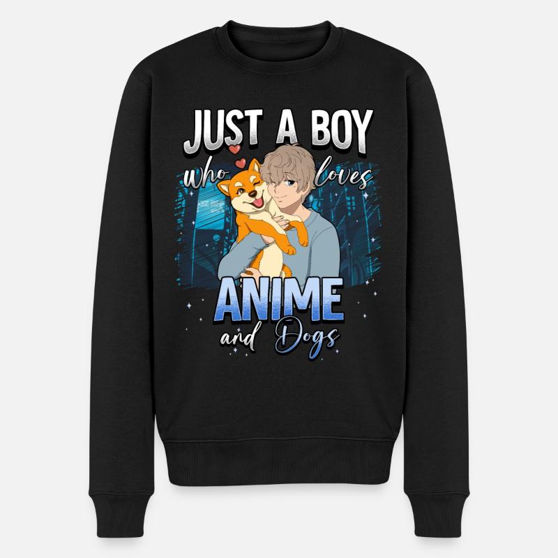 Anime Otaku Weeb - Pull Premium bio Homme - noir