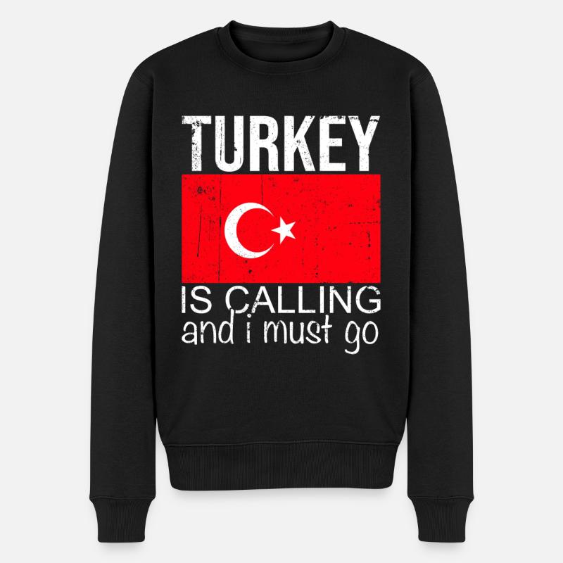 Turquie - Pull Premium bio Homme - noir