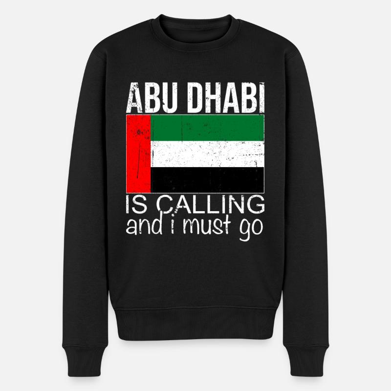 Citation d’Abu Dhabi - Pull Premium bio Homme - noir