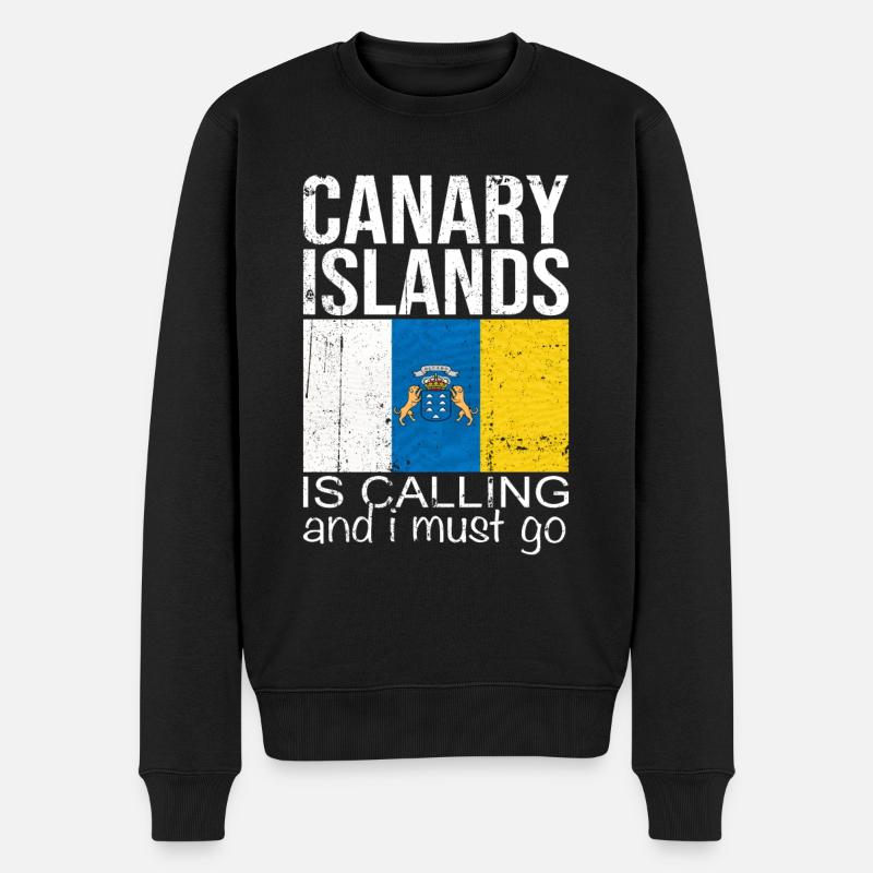 Dicton des îles Canaries - Pull Premium bio Homme - noir