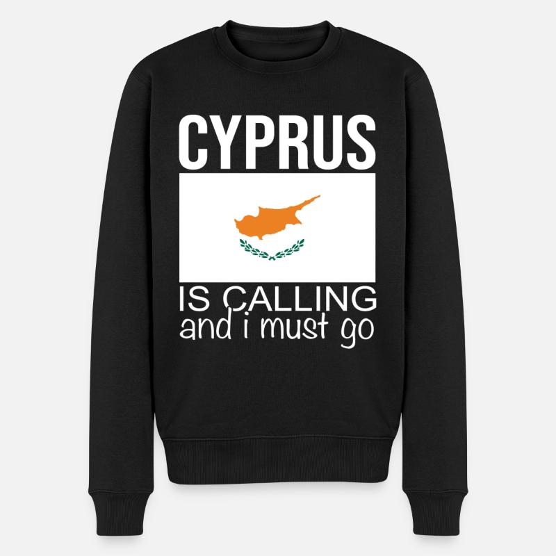 Chypre Dicton - Pull Premium bio Homme - noir