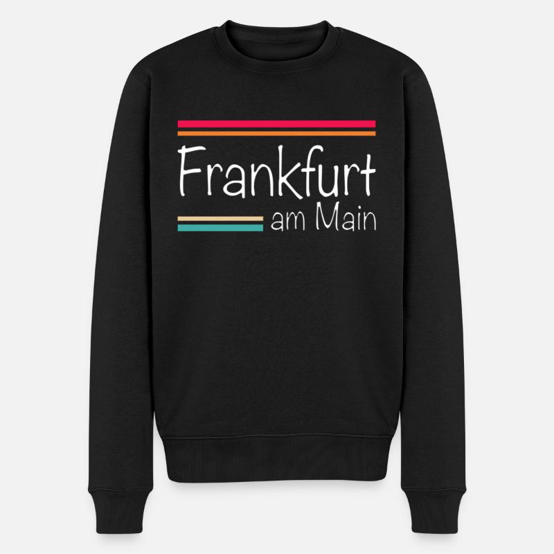 Francfort-sur-le-Main - Pull Premium bio Homme - noir