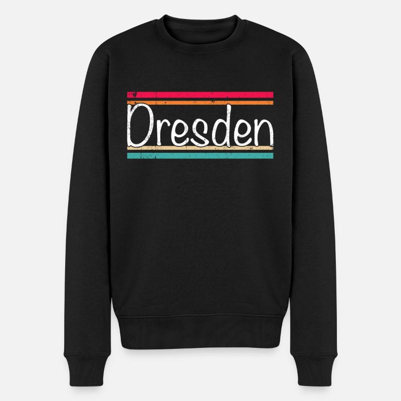 Dresde - Pull Premium bio Homme - noir