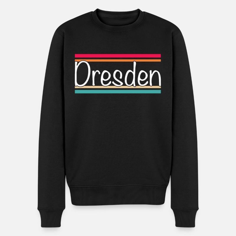 Dresde - Pull Premium bio Homme - noir