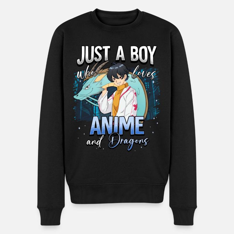 Anime Otaku Weeb - Pull Premium bio Homme - noir