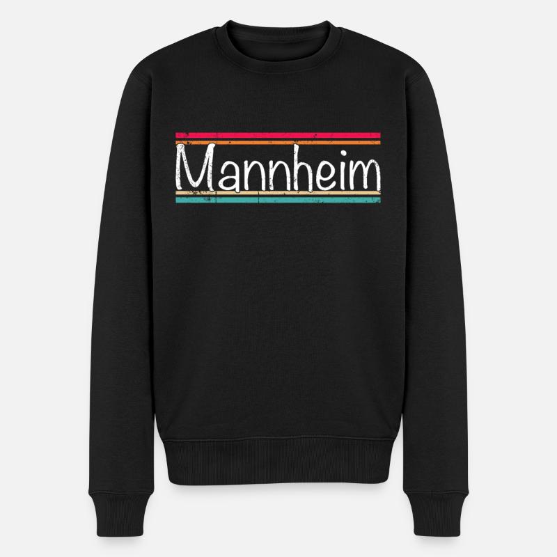 Mannheim - Pull Premium bio Homme - noir