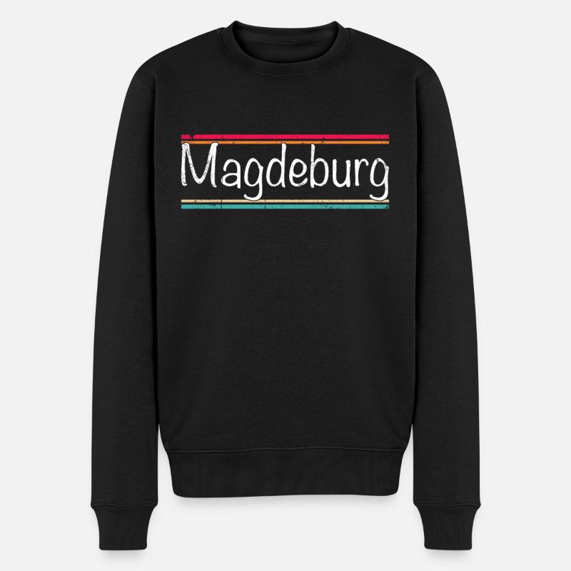 Magdebourg - Pull Premium bio Homme - noir