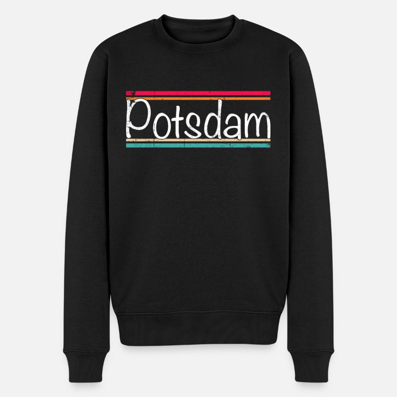 Potsdam - Pull Premium bio Homme - noir