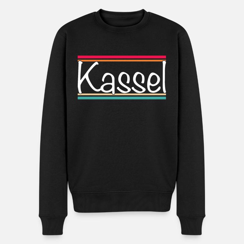 Kassel - Pull Premium bio Homme - noir